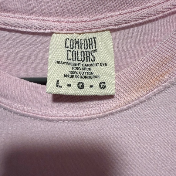 Comfort Colors Pink Short Sleeve Tee - Picture 4 of 5